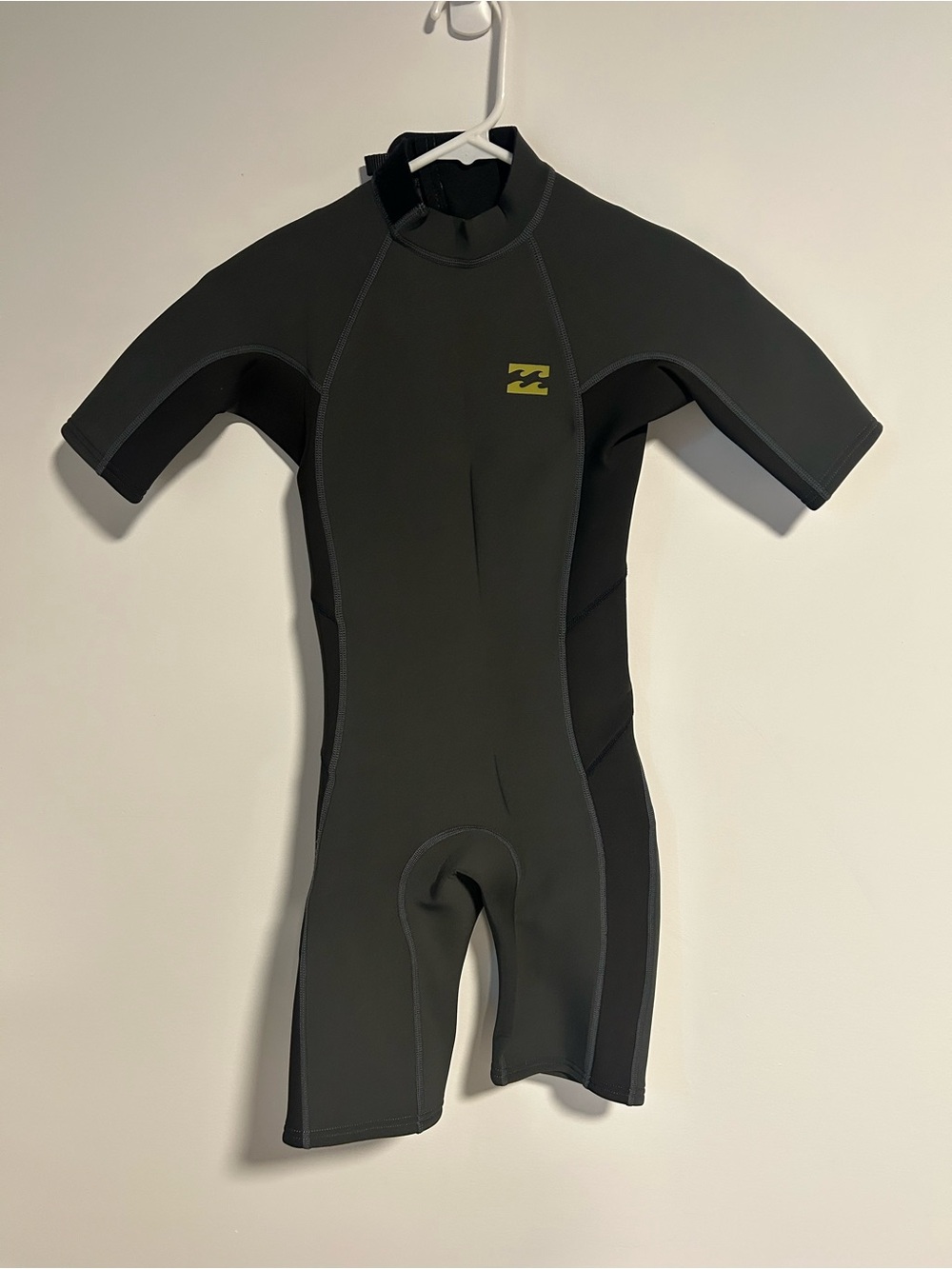 Billabong Recycler Series Kids Springsuit Wetsuit Youth Size 10 Black Gray